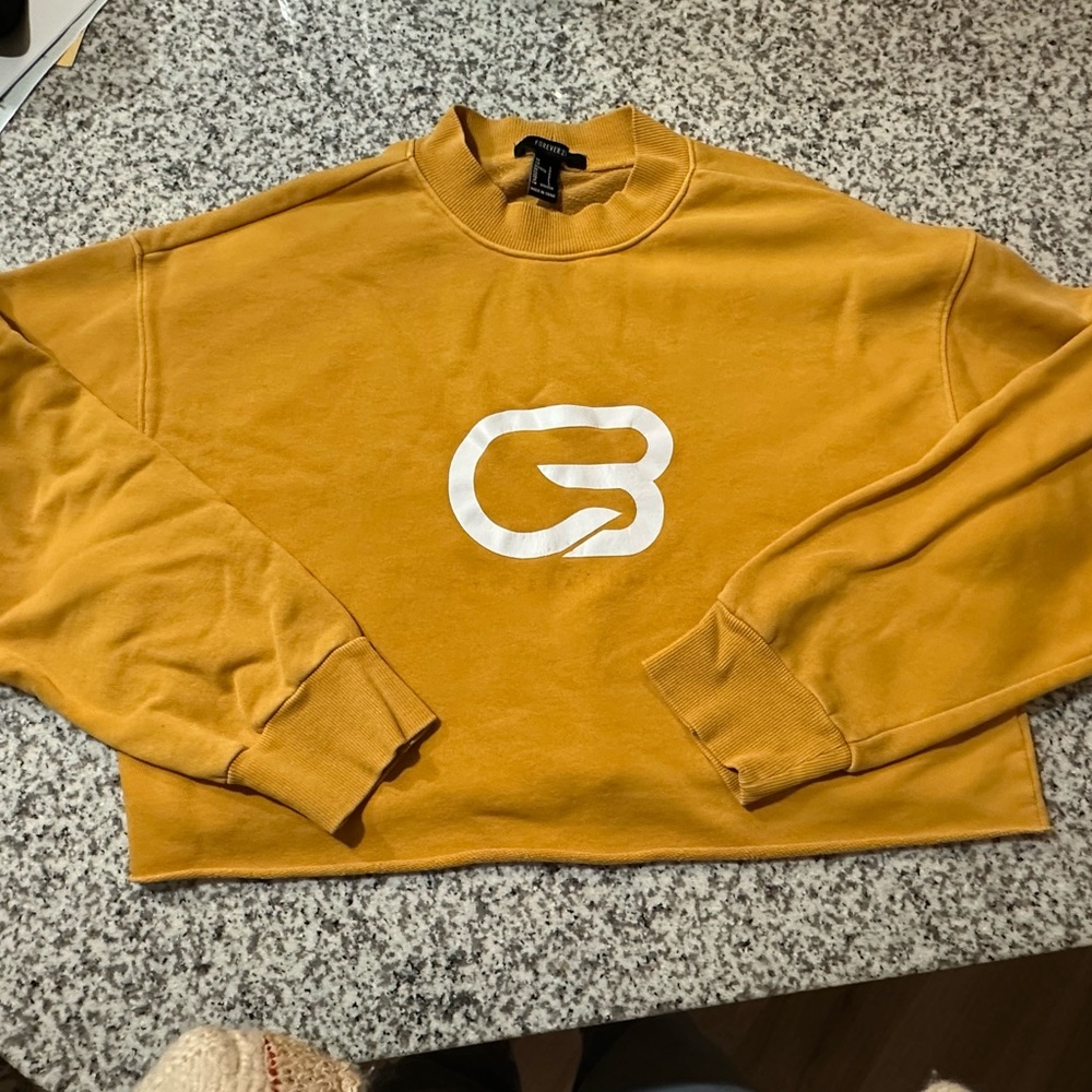 CycleBar cropped sweatshirt